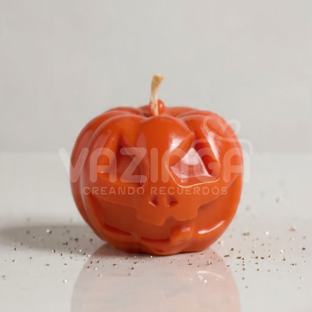 Vela calabaza Halloween