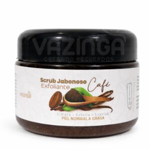 SCRUB EXFOLIANTE CAFÉ PIEL NORMAL A GRASA