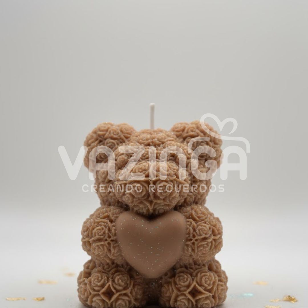 Vela osito corazón - Image 4