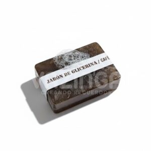 Jabón rose rectángular de café