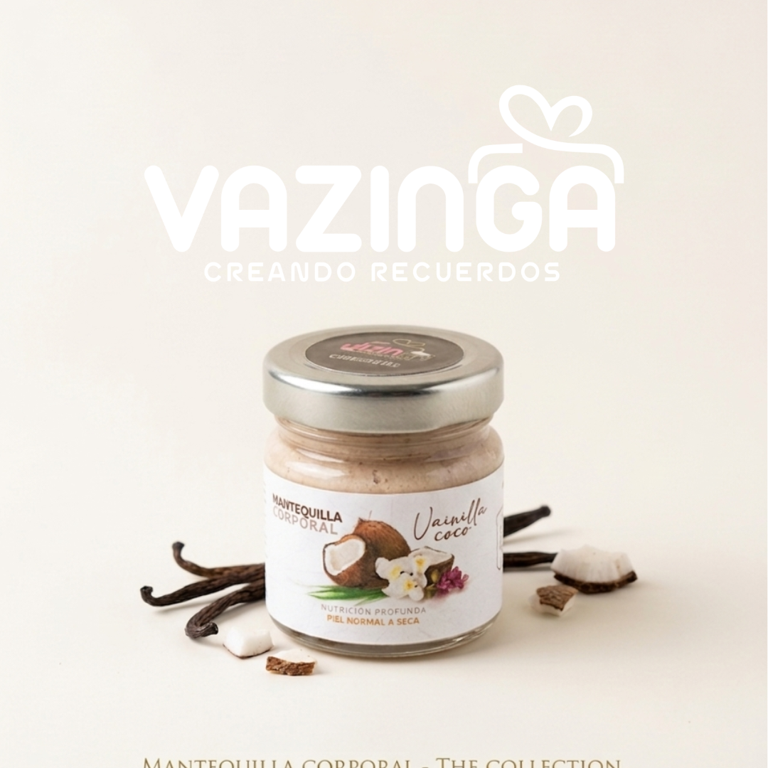MANTEQUILLA CORPORAL NATURAL MINI DE VAINILLA COCO
