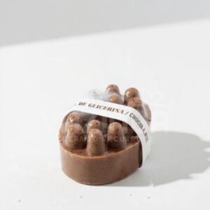 Jabón masajeador de chocolate