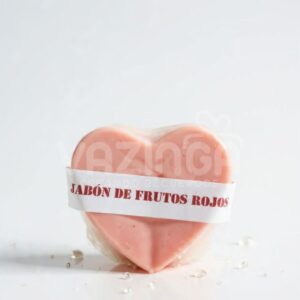 Jabón corazón de Frutos rojos