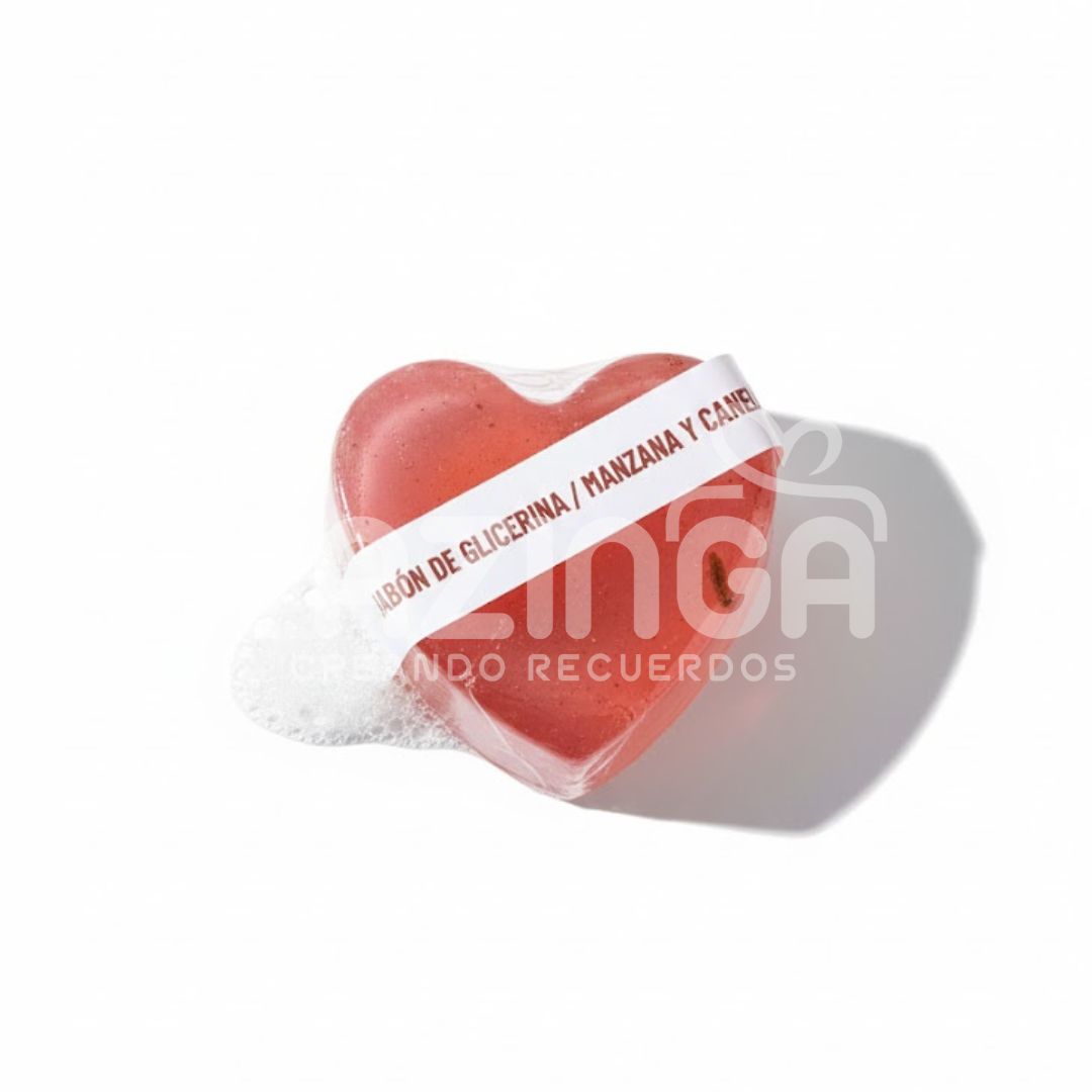 Jabón corazón de Manzana y canela - Image 2