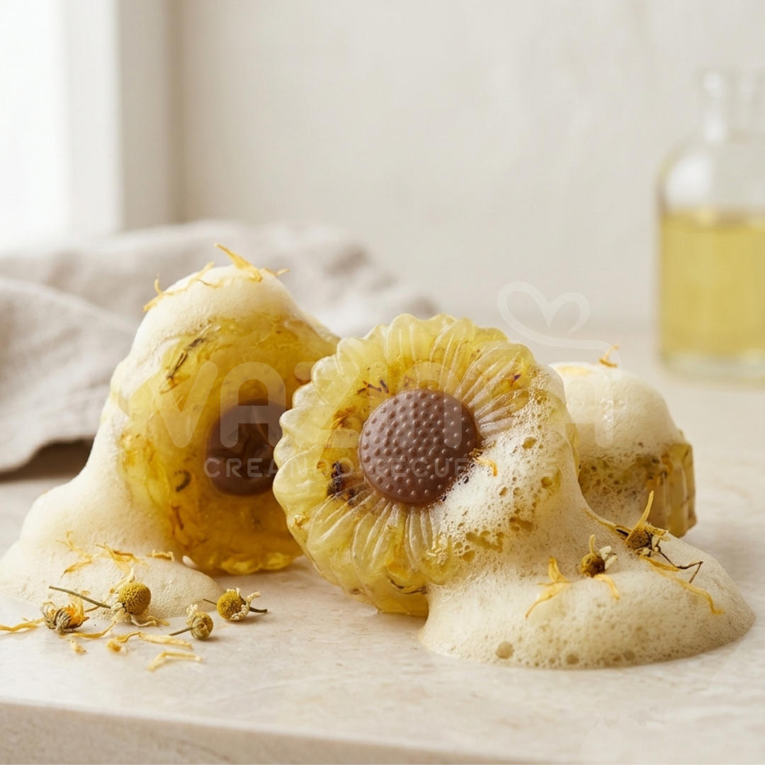 Jabón Girasol de caléndula y manzanilla - Image 2