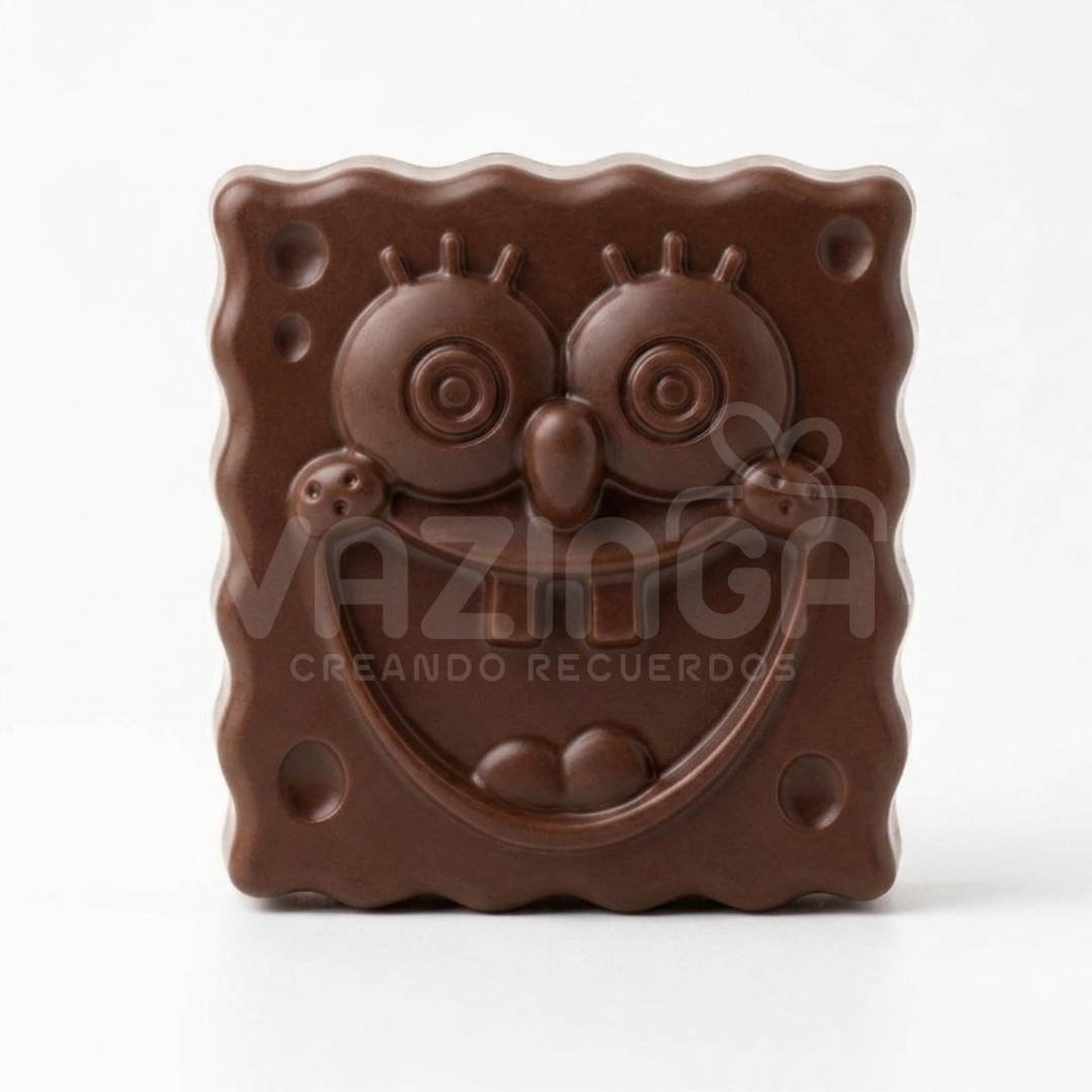 Jabón Bob Esponja de chocolate