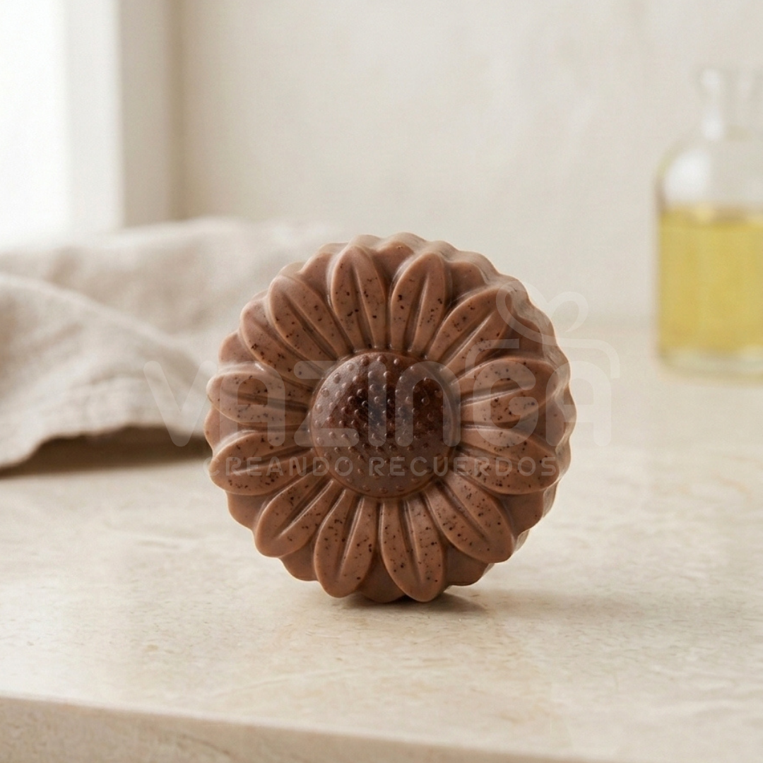 Jabón Girasol de chocolate